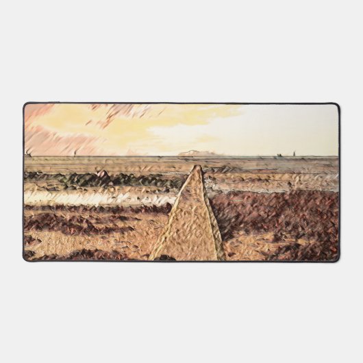 Ardrossan Beach Sunset, Scotland デスクマット (正面)