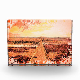 Ardrossan Beach Sunset, Scotland フォトブロック