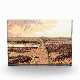 Ardrossan Beach Sunset, Scotland フォトブロック