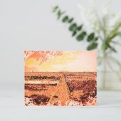 Ardrossan Beach Sunset, Scotland ポストカード (スタンド正面)