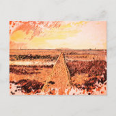 Ardrossan Beach Sunset, Scotland ポストカード (正面)