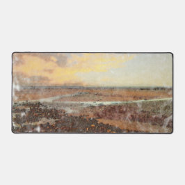 Ardrossan Beach Sunset Watercolour デスクマット