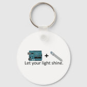 Arduino + RGB LED =インスピレーション キーホルダー (正面)