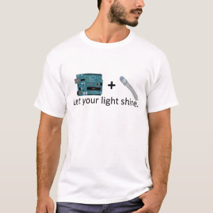 Arduino + RGB LED =インスピレーション Tシャツ