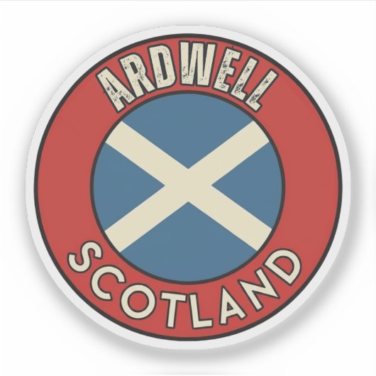 Ardwell, Scotland シール (正面)