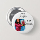 ardysspinkgirlは3つのサイズにLoseUpに、私にいかに…招待します 缶バッジ (正面&裏面)