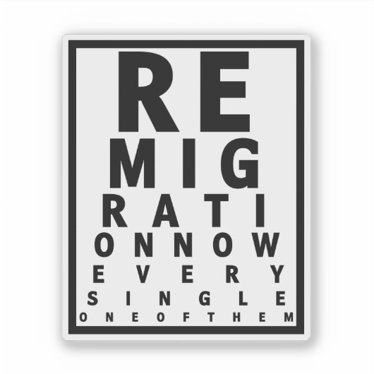 ARE WE BLIND? シール (正面)