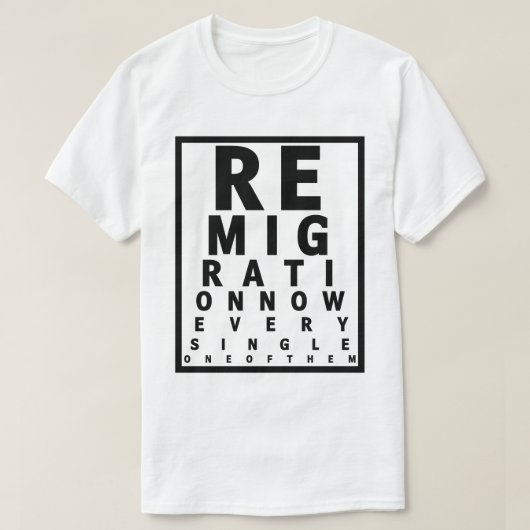 ARE WE BLIND? Tシャツ (デザイン正面)