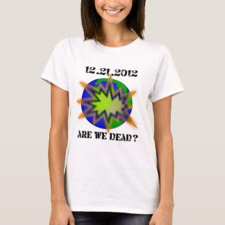 are_we_dead__world tシャツ