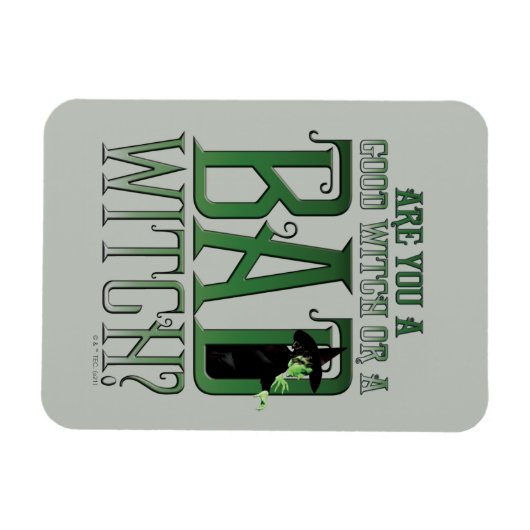 Are You A Good Witch Or A Bad Witch? マグネット (横)