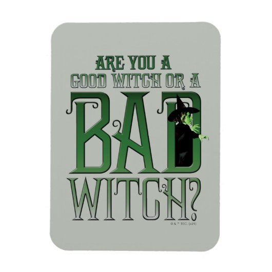 Are You A Good Witch Or A Bad Witch? マグネット (縦)