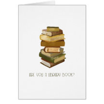 Are you a Library Book? Vintage Valentine's