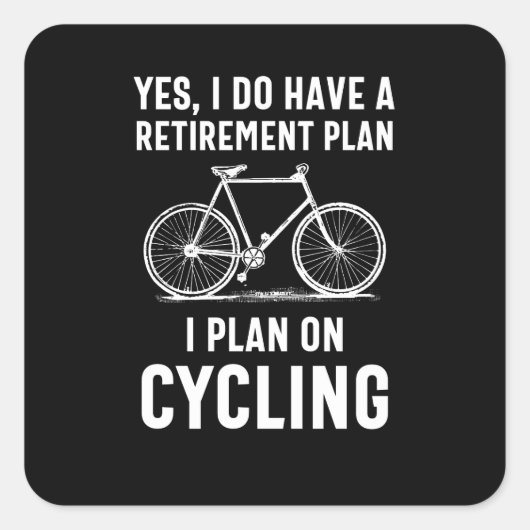 Are you approaching Retirement and like to cycle? スクエアシール (正面)