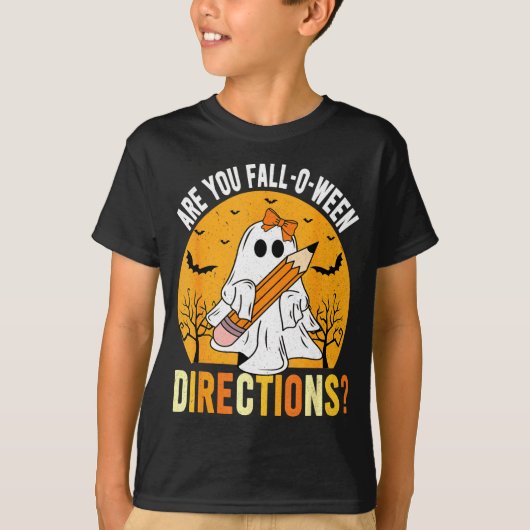 Are You Fall-o-ween Direction Funny Sarcastic Quot Tシャツ (正面)
