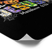 Are You Fall-o-ween Jesus Pumpkin Spooky Halloween ポスター (角)