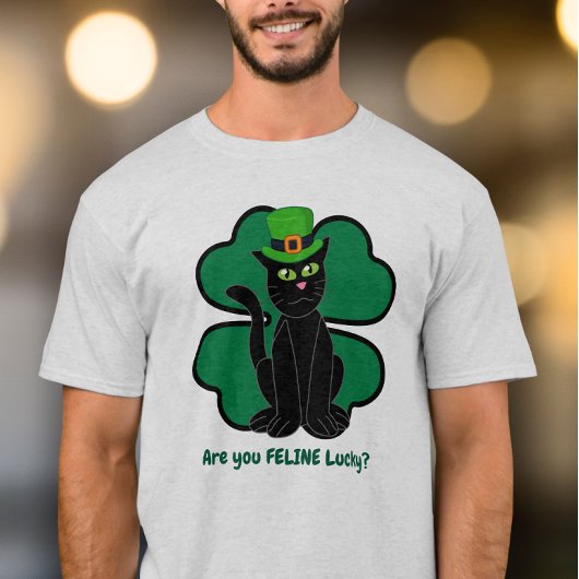 Are you Feline Lucky? Tシャツ