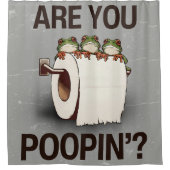 Are You Pooping? シャワーカーテン (正面)