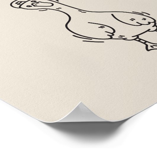 Are you pooping goose ポスター (角)