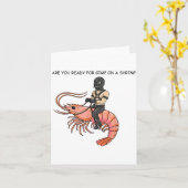 Are You Ready For Gimp On A Shrimp カード (黄色い花)