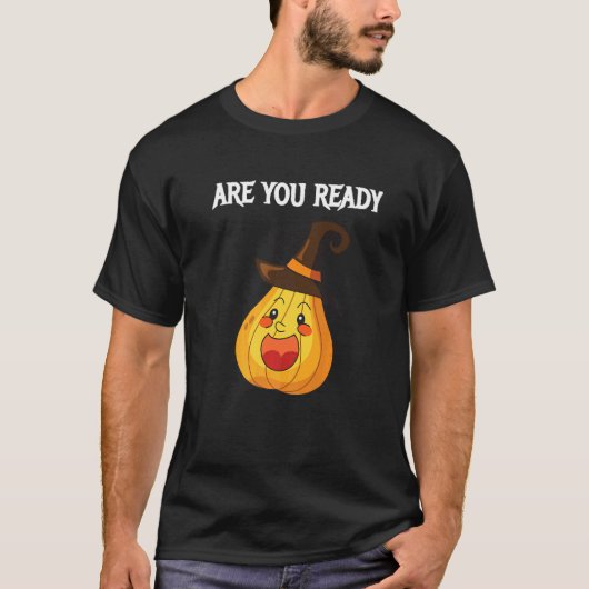 Are you Ready Pumpkins   Tシャツ (正面)