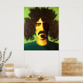 "Are you serious?" Pop Art Poster of Frank Zappa ポスター (キッチン)