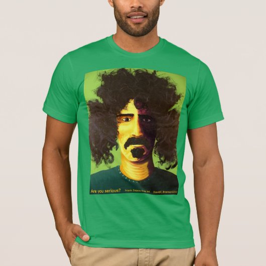 "Are you serious?", Zappa, humor, pop art Tシャツ (正面)