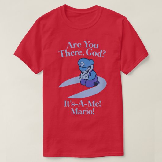 Are you there god it a me  tシャツ (デザイン正面)
