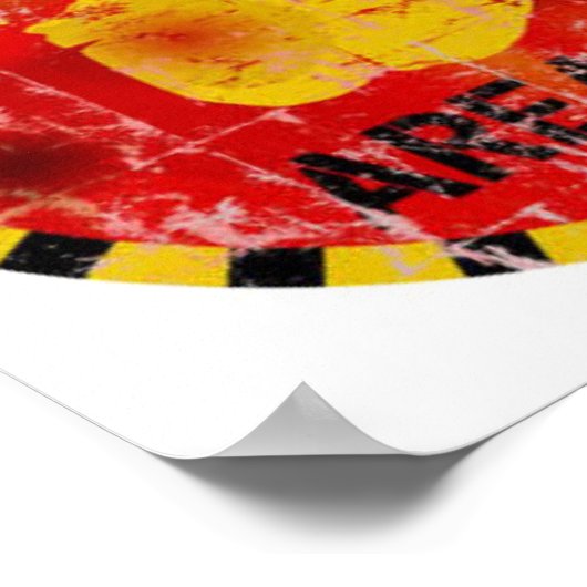 Area51レトロ記号 ポスター (角)