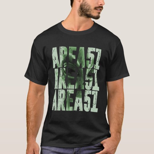 Area 51 Alien Gray UFO Extra Terrestrial Life UFO Tシャツ (正面)