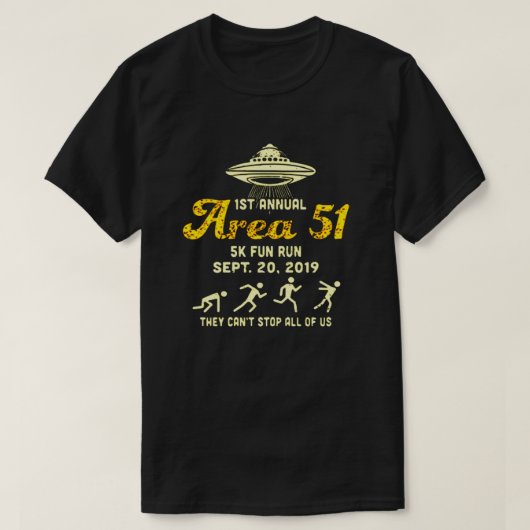 Area 51 Fun Run T-Shirt Tシャツ (デザイン正面)