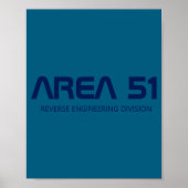 Area 51 Reverse Engineering Alien Ufo Paranormal  ポスター (正面)