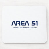 Area 51 Reverse Engineering Alien Ufo Paranormal  マウスパッド (正面)