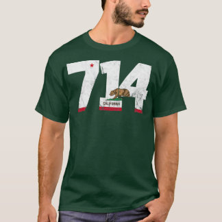 Area Code 714 Anaheim California T-shirt 2 Tシャツ