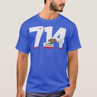 Area Code 714 Anaheim California T-shirt 4 Tシャツ