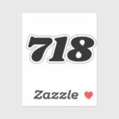 Area Code 718 (New York City) シール (シート)