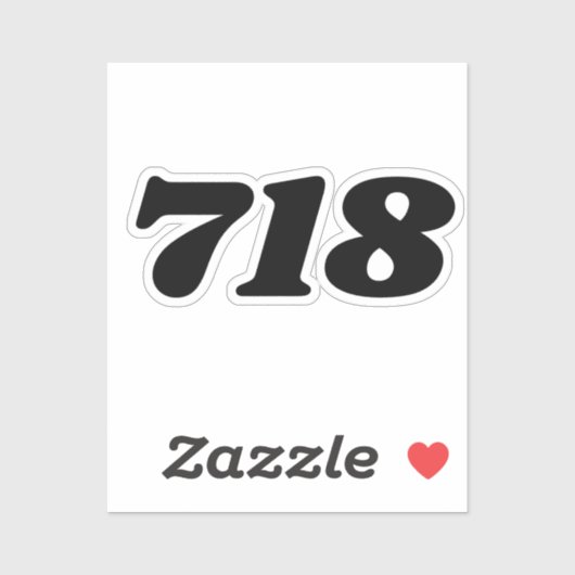 Area Code 718 (New York City) シール (シート)
