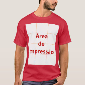 Área de Impressão Tシャツ