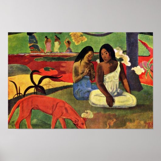 Arearea By Gauguin Paul (最高の Quality) ポスター (正面)