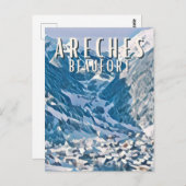 Areches Beaufort Station de ski ポストカード (正面/裏面)