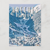 Areches Beaufort Station de ski ポストカード (正面)