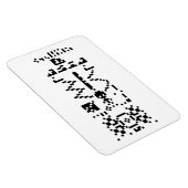 Areciboバイナリメッセージの返信 マグネット (右側)