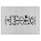 Areciboバイナリメッセージ1974 カッティングボード (正面)