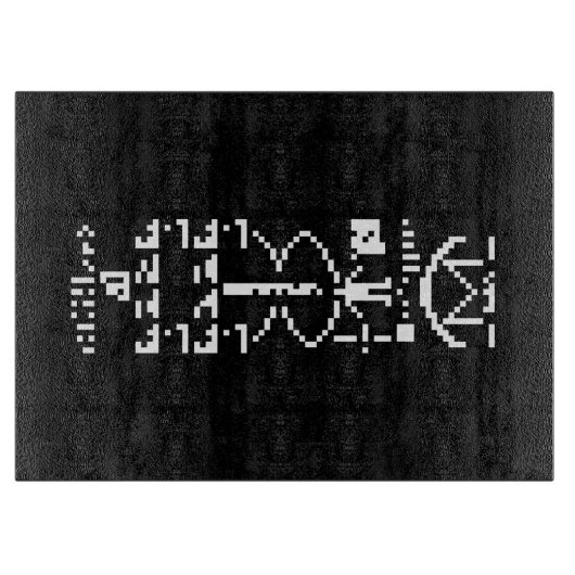 Areciboバイナリメッセージ1974 カッティングボード (正面)