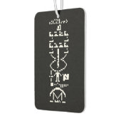 Areciboバイナリメッセージ1974 カーエアーフレッシュナー (左)