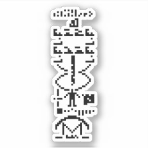 Areciboバイナリメッセージ1974 シール
