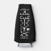 Areciboバイナリメッセージ1974 ボトルクーラー (正面)