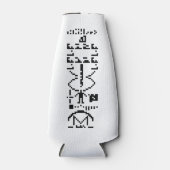 Areciboバイナリメッセージ1974 ボトルクーラー (正面)