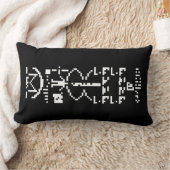 Areciboバイナリメッセージ1974 ランバークッション (ブランケット)