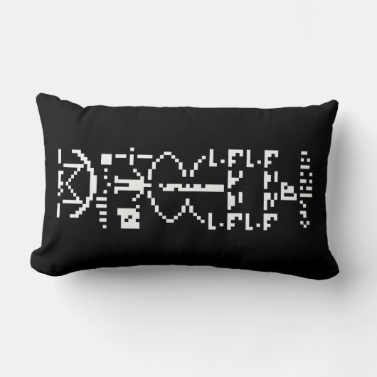 Areciboバイナリメッセージ1974 ランバークッション (正面)