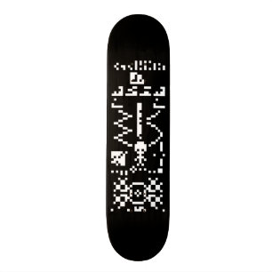Arecibo二進メッセージの応答 スケートボード
